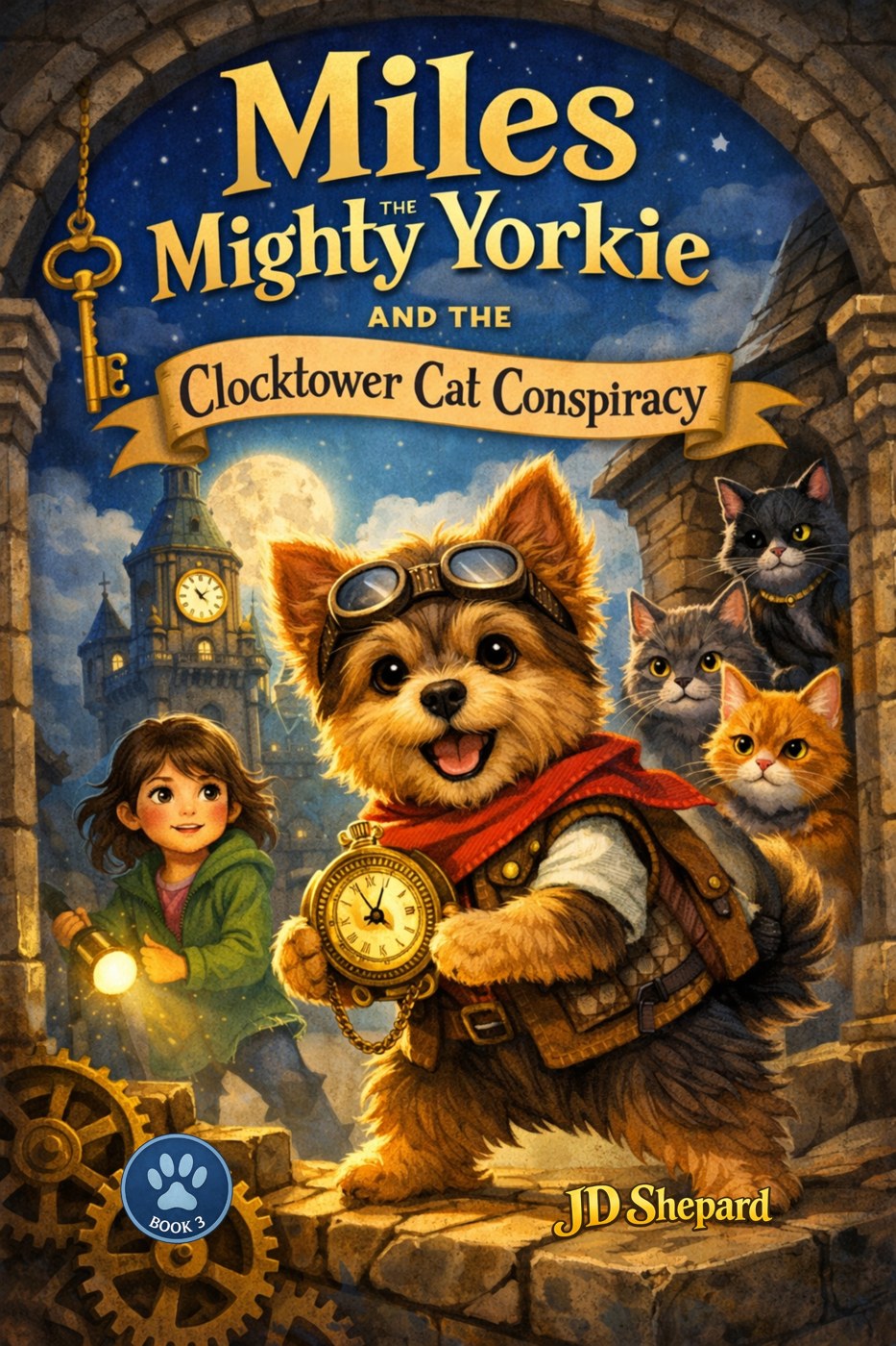 The Clocktower Cat Conspiracy complete cover