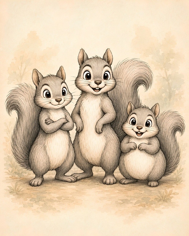 Chip, Acorn, and Nibbles